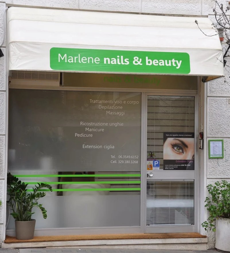 Marlene Nails & Beauty — la vetrina del centro